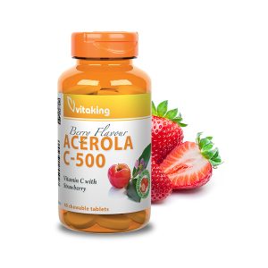 Acerola Vitamin C-500 - strawberry flavored