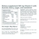 Acerola Vitamin C-500 - rapsberry flavour