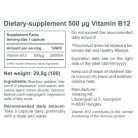 Vitamin B12 (500mcg)