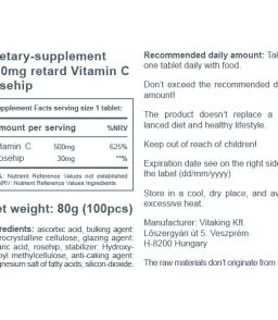 Vitamin C-500mg Time Release (100)