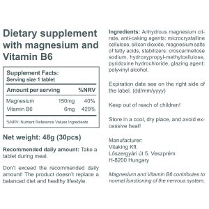 Magnesium + B6 (30)