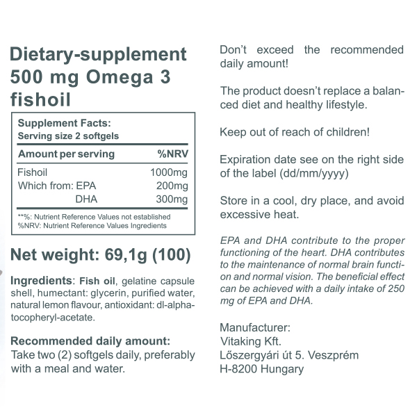 Omega-3 softgel for kids