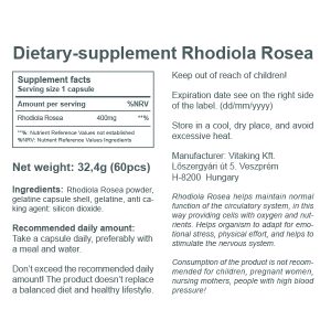 Rhodiola Rosea root