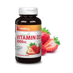 Vitamin D3 2000IU Strawberry-flavoured (210)