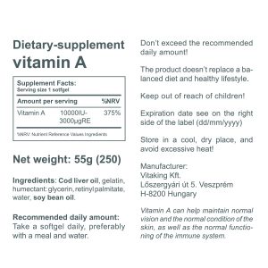 A-10000IU (250 softgels)